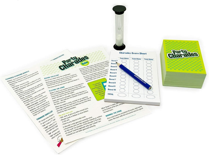 Party Charades [Board Game, 4+ Players] Board Game Outset Media