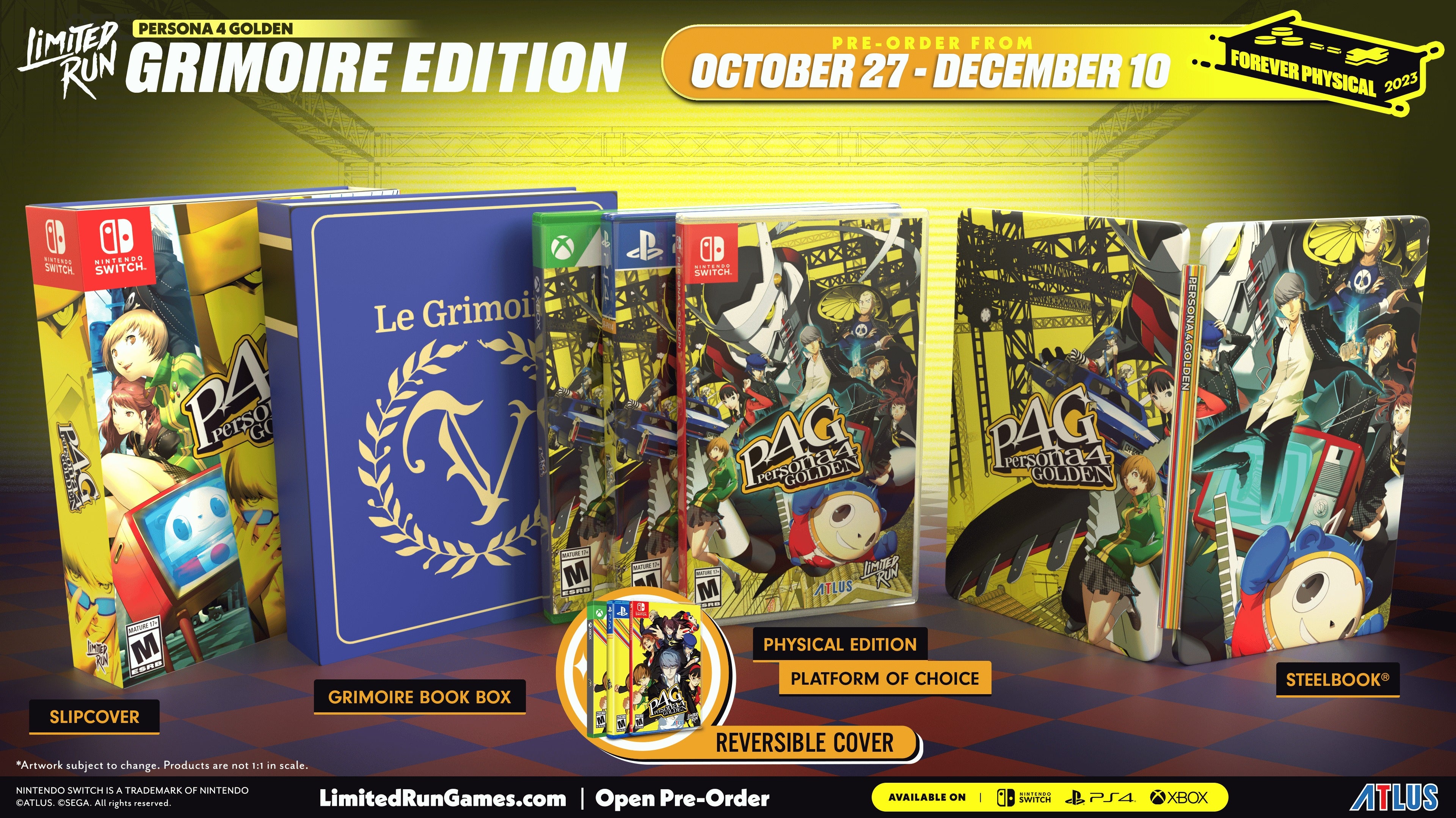 Persona 4 Golden Grimoire Edition – Limited Run #214 Nintendo