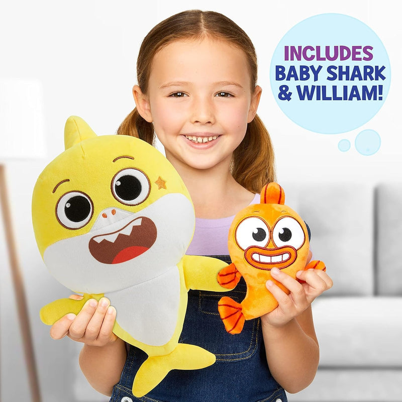 Pinkfong: Baby Shark Sing and Swing - Baby Shark & William Plush Toys & Games WowWee