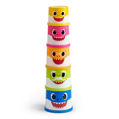 Pinkfong Baby Shark: Stack and Play Cups Toys & Games WowWee