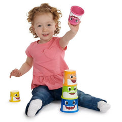 Pinkfong Baby Shark: Stack and Play Cups Toys & Games WowWee
