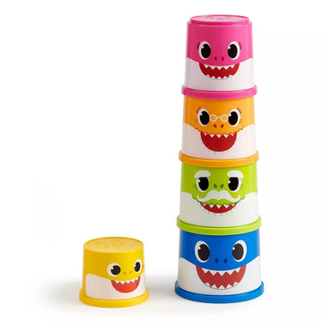 Pinkfong Baby Shark: Stack and Play Cups Toys & Games WowWee