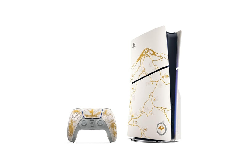 PlayStation 5 Slim Console - Ghost of Yotei Gold Limited Edition Bundle [PlayStation 5 Console] Playstation 5 Hardware Sony