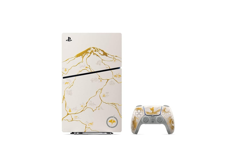 PlayStation 5 Slim Console - Ghost of Yotei Gold Limited Edition Bundle [PlayStation 5 Console] Playstation 5 Hardware Sony