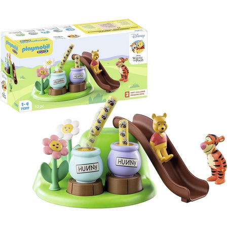 Playmobil: 1.2.3 & Disney: Winnie's & Tigger's Bee Garden - 10 Piece Playset Toys & Games Playmobil