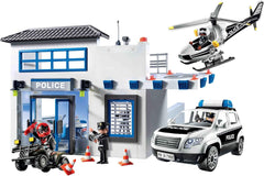 Playmobil Action Heroes Police Station with Vehicles - 204 Piece Playset [#71602, Ages 4-10] Toys & Games Playmobil