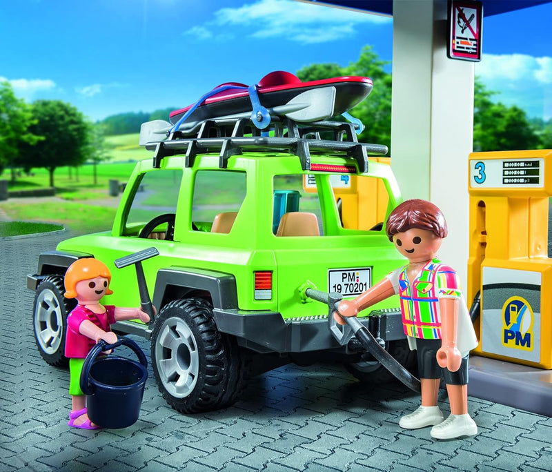 Playmobil Gas Station - 169 Piece Playset [#70201, Ages 4-10] Toys & Games Playmobil