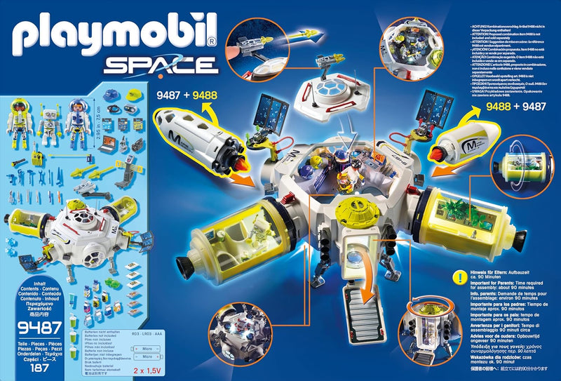 Playmobil Mars Space Station - 187 Piece Playset [#9487, Ages 6-12] Toys & Games Playmobil