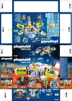 Playmobil Mars Space Station - 187 Piece Playset [#9487, Ages 6-12] Toys & Games Playmobil
