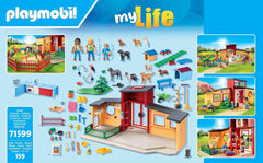 Playmobil My Life: Pet Hotel - 159 Piece Playset Toys & Games Playmobil
