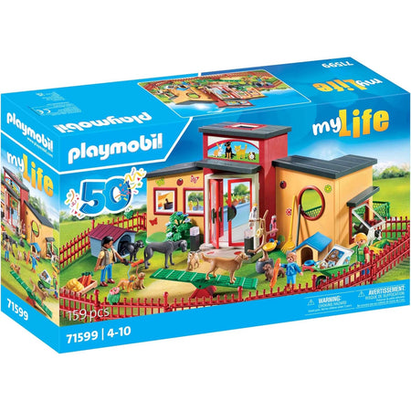 Playmobil My Life: Pet Hotel - 159 Piece Playset Toys & Games Playmobil