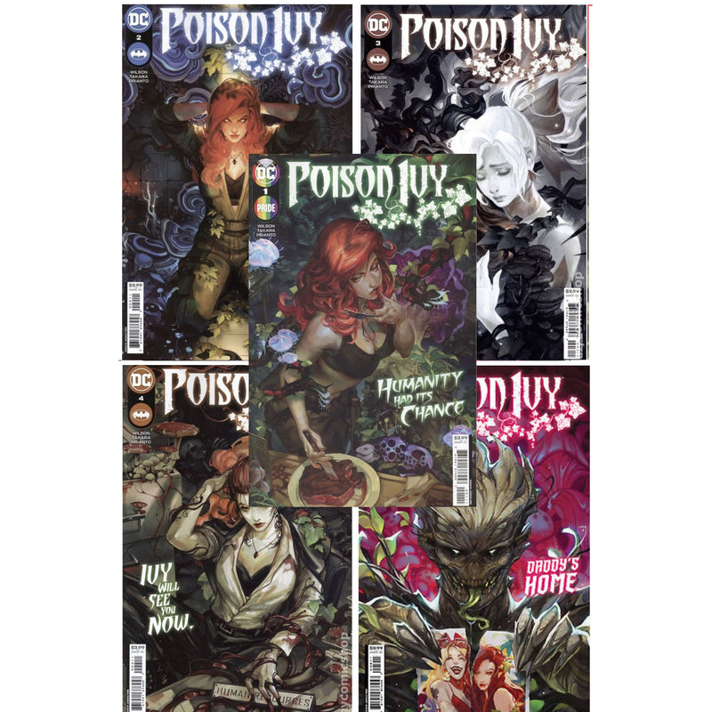 Poison Ivy Jessica Fong Set: #1-5 [Jessica Fong CVR A] 2022 Comics DC Comics