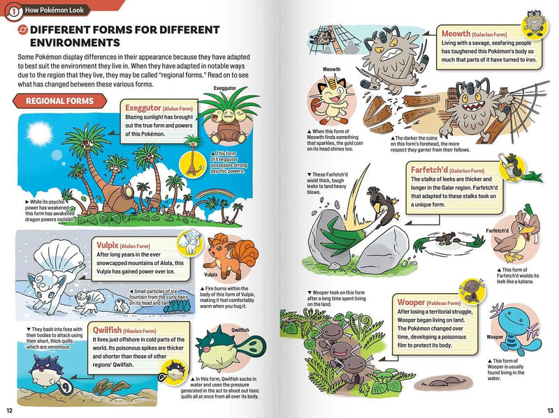 Pokecology: An Illustrated Guide to Pokemon Ecology Book - Video Game Guide / Art Book Pokemon