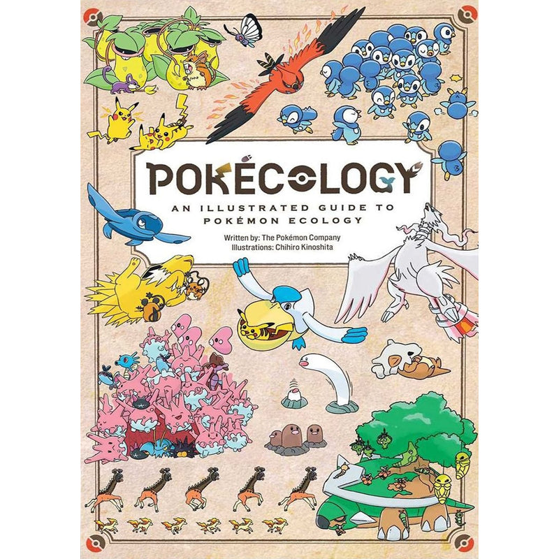 Pokecology: An Illustrated Guide to Pokemon Ecology Book - Video Game Guide / Art Book Pokemon