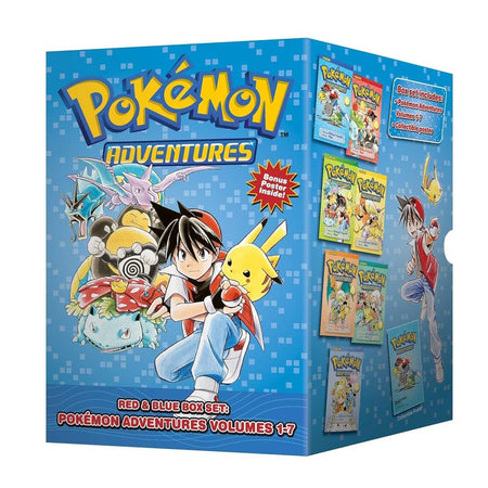 Pokemon Adventures: Red and Blue Box Set - Volume 1-7 Manga Pokemon