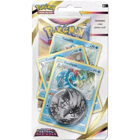 Pokemon: Astral Radiance Premium Checklane Blister Pack - Feraligatr Card Game Pokemon   