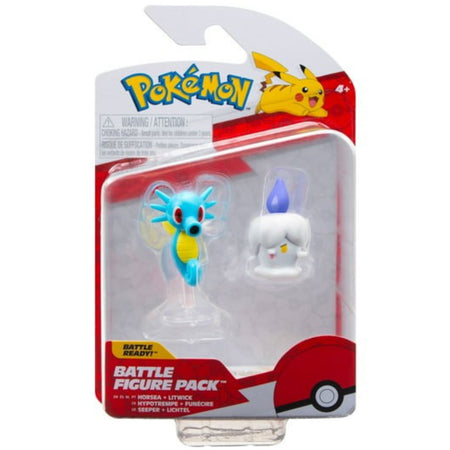 Pokemon: Battle Figure Pack - Horsea and Litwick Toys & Games Jazwares   