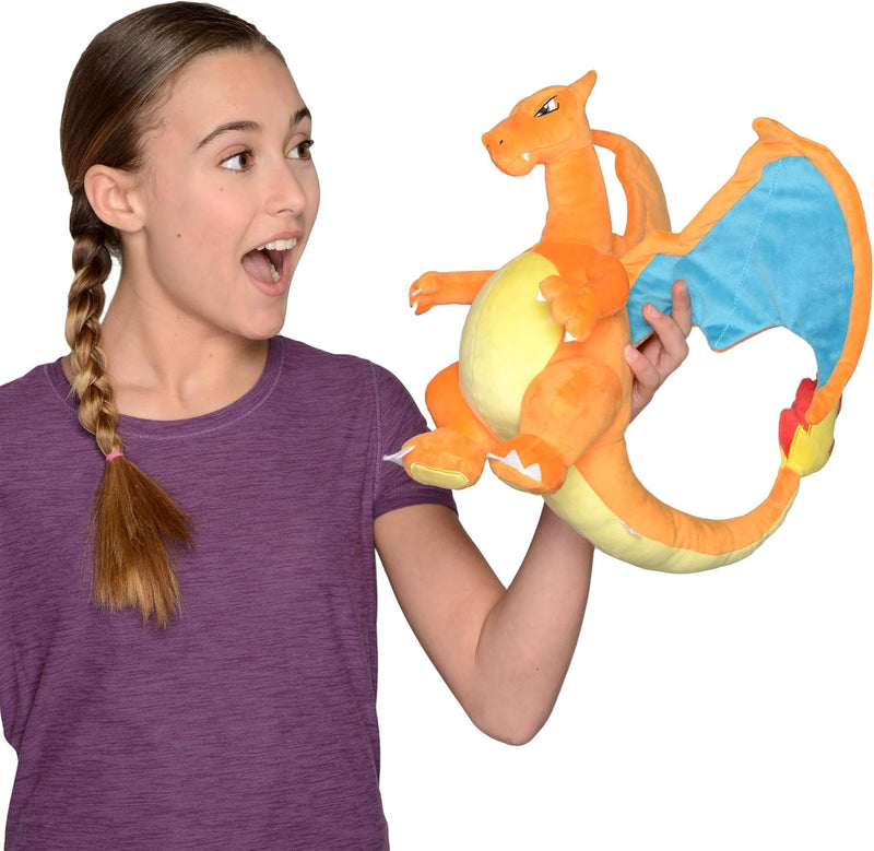 Pokemon: Wicked Cool Toys - Charizard 12-Inch Plush Toys & Games Jazwares   