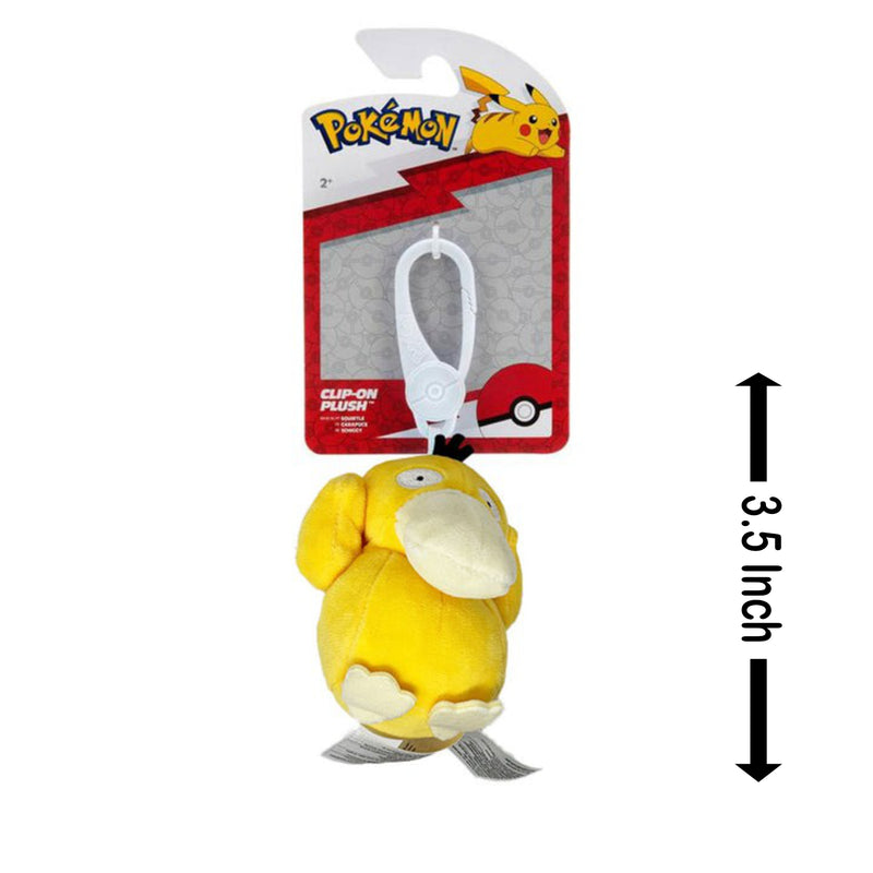 Pokemon: Clip-on Plush [Psyduck] Toys & Games Jazwares   