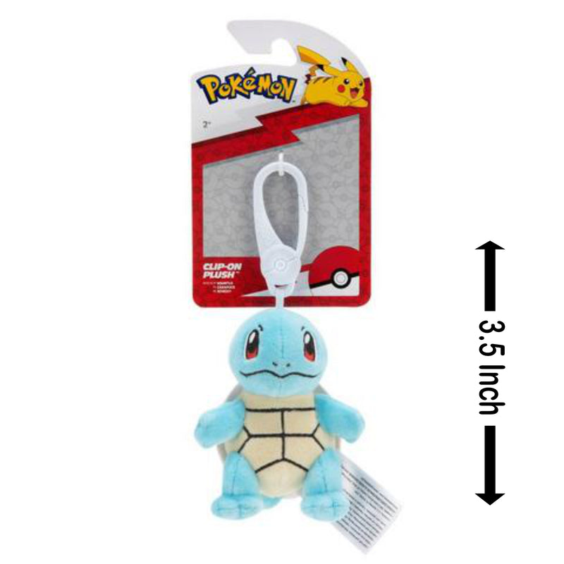 Pokemon: Clip-on Plush [Squirtle] Toys & Games Jazwares   