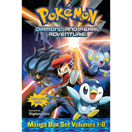 Pokemon Diamond Adventure: and Pearl Box Set - Volume 1-8 Manga Viz Media