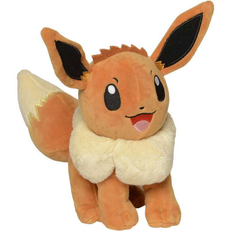 Pokemon: Wicked Cool Toys - Eevee 8-Inch Plush Toys & Games Jazwares   