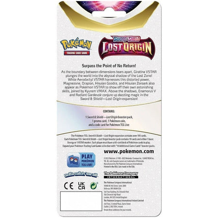 Pokemon: Lost Origin Checklane Blister Pack - Croagunk Card Game Pokemon   
