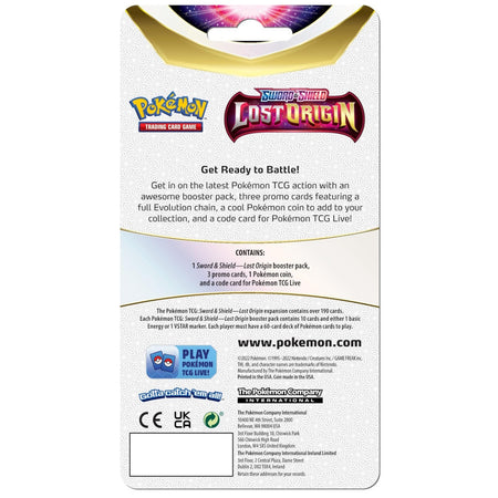Pokemon TCG: Lost Origin Premium Checklane Blister Pack - Infernape Card Game Pokemon