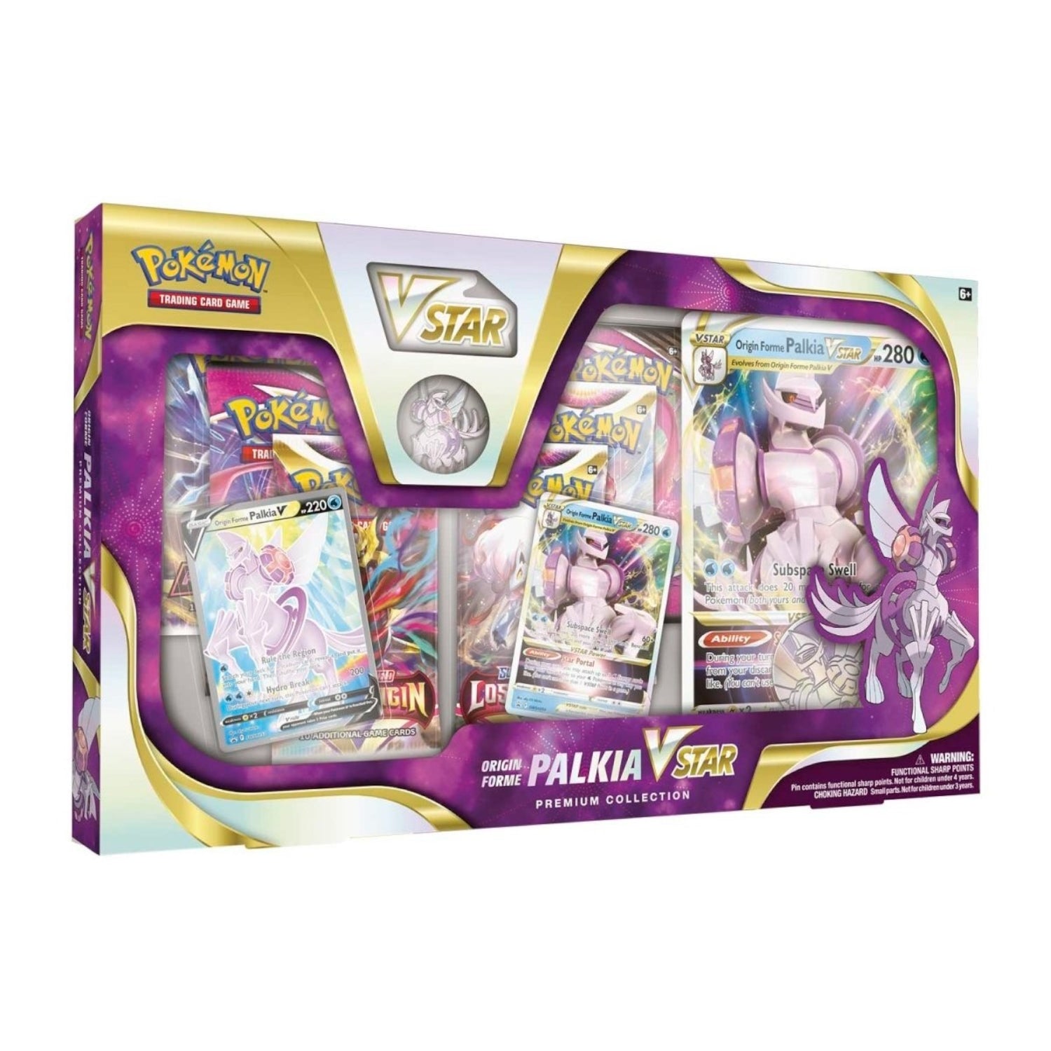 ウカ uka Pokémon study 6 stars collection Pokemon: Palkia V-Star Premium Collection - 6 Booster Pack