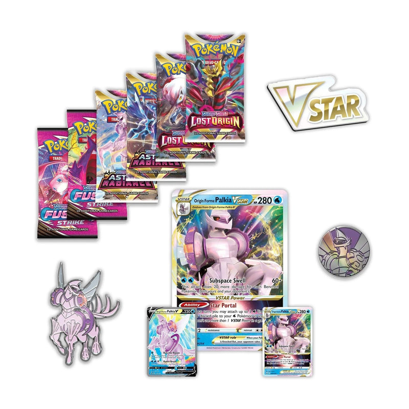 Pokemon: Palkia V-Star Premium Collection - 6 Booster Pack Card Game Pokemon   