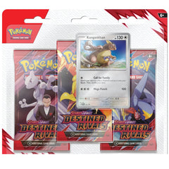 Pokemon TCG: Scarlet & Violet - Destined Rivals 3-Pack Blister Kangaskhan Card Game Pokemon