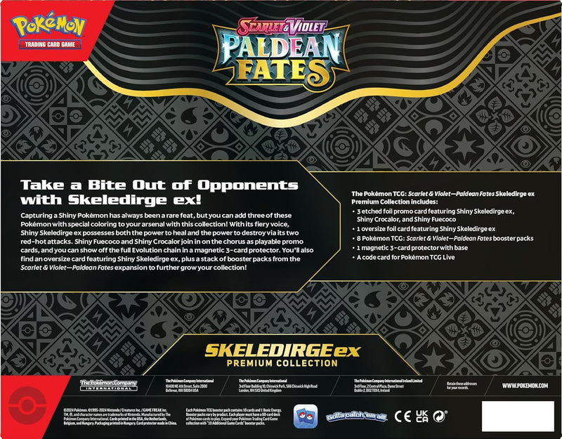 Pokemon TCG: Scarlet & Violet Skeledirge EX - Premium Collection Card Game Pokemon