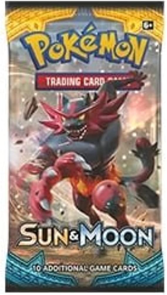 Pokemon TCG: Sun and Moon Loose Booster Pack - 1 Pack Card Game Pokemon   