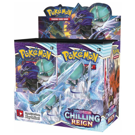 Pokemon TCG: Sword and Shield Chilling Reign Booster Box - 36 Packs Card Game Pokemon