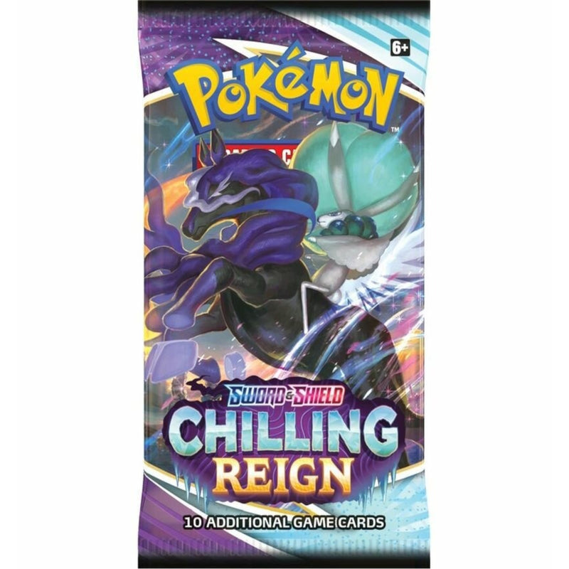 Pokemon: Sword and Shield Chilling Reign Loose Booster Pack - 1-Pack Card Game Pokemon   