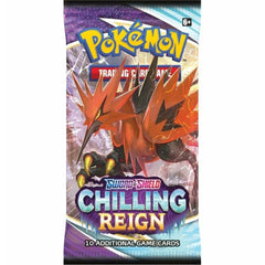 Pokemon: Sword and Shield Chilling Reign Loose Booster Pack - 1-Pack Card Game Pokemon   