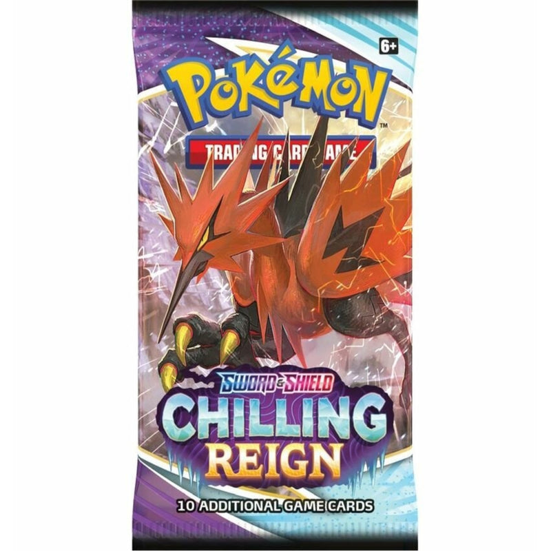 Pokemon: Sword and Shield Chilling Reign Loose Booster Pack - 1-Pack Card Game Pokemon   