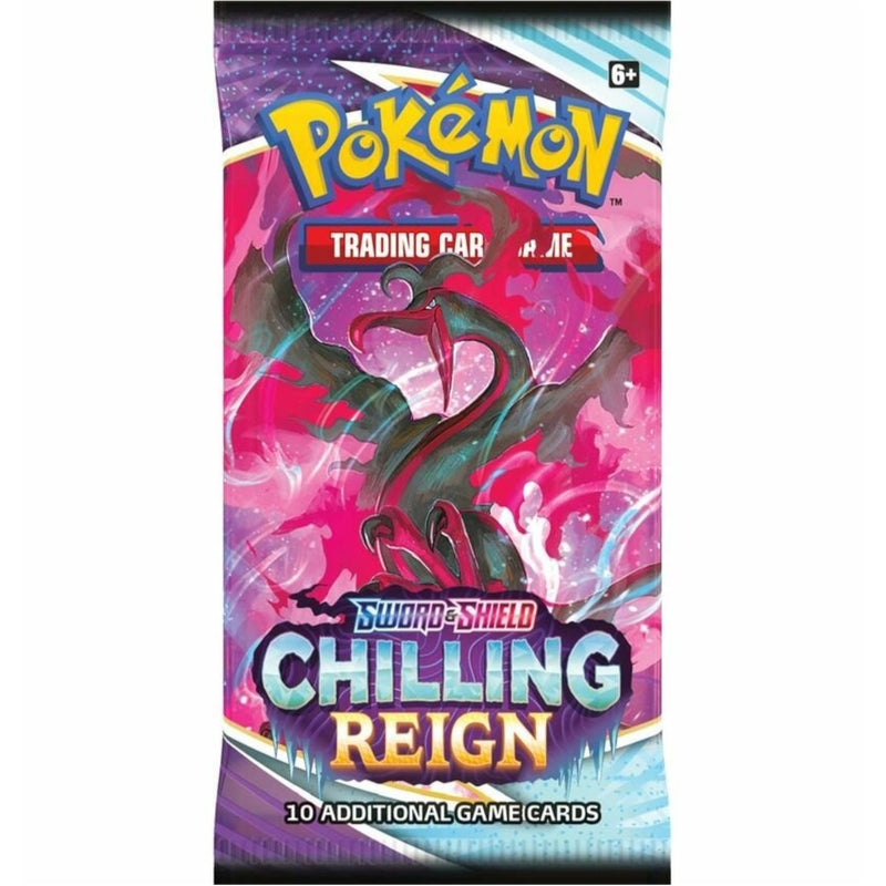 Pokemon: Sword and Shield Chilling Reign Loose Booster Pack - 1-Pack Card Game Pokemon   