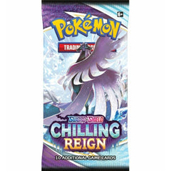 Pokemon: Sword and Shield Chilling Reign Loose Booster Pack - 1-Pack Card Game Pokemon   