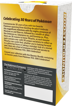 Pokemon TCG: 30th Celebration Booster Bundle