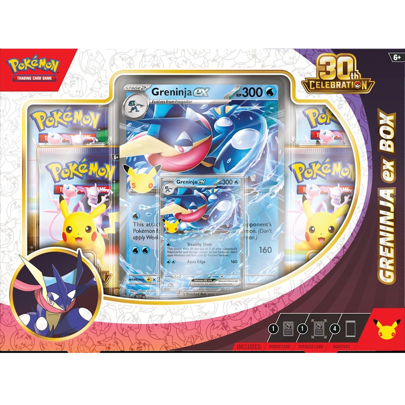 Pokemon TCG: 30th Celebration Greninja ex Box