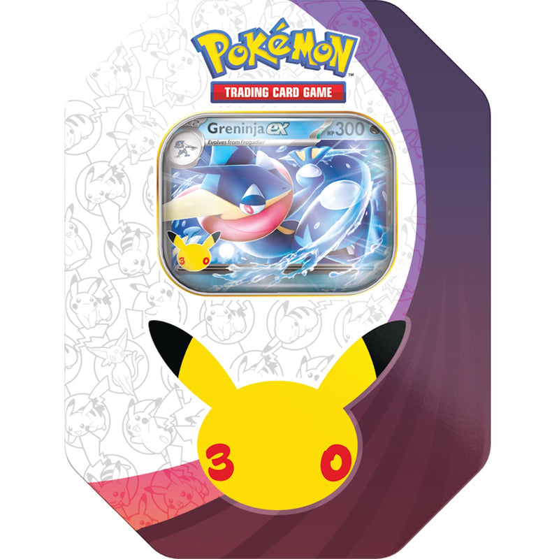 Pokemon TCG: 30th Celebration Greninja ex Tin