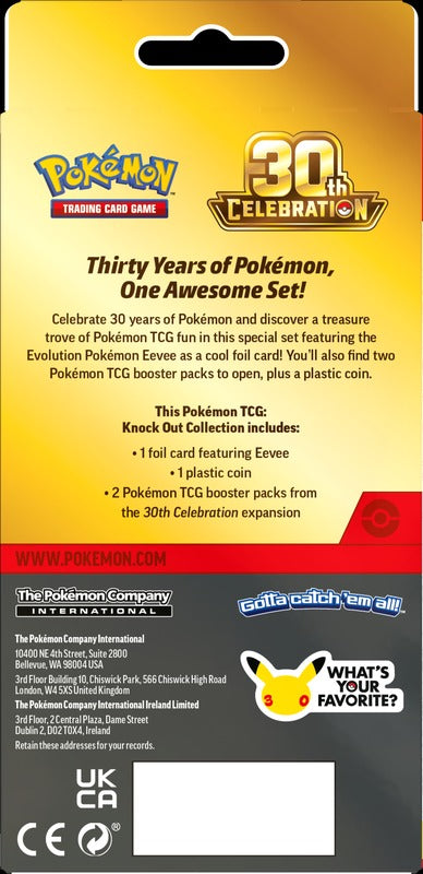 Pokemon TCG: 30th Celebration Knock Out Collection