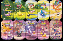 Pokemon TCG: 30th Celebration Mini Tin Display Box - 10 Tins