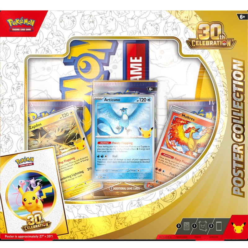 Pokemon TCG: 30th Celebration Poster Collection Box