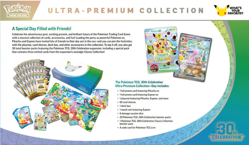 Pokemon TCG: 30th Celebration Day Ultra Premium Collection