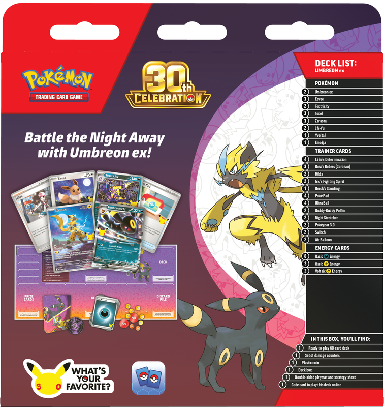 Pokemon TCG: 30th Celebration Battle Deck - Umbreon