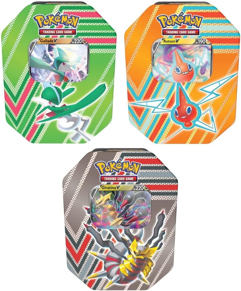 Pokemon TCG: Hidden Potential Tin (Gallade V) (4 Packs) Trading Cards Pokemon