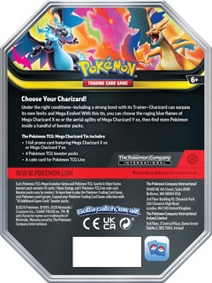 Pokemon TCG: Mega Evolution - Ascended Heroes Tin - Charizard Y ex Card Game Pokemon