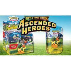Pokemon TCG: Mega Evolution - Ascended Heroes Mini Tin Display - 10 Tins Card Game Pokemon